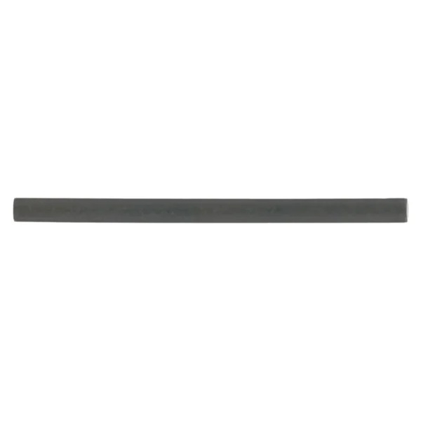 Celine 0.5" x 8" Matte Porcelain Jolly Trim in Black