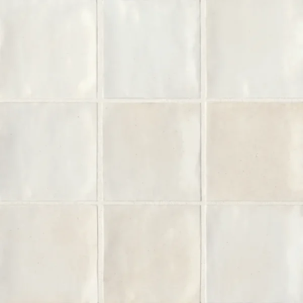 Celine 4" x 4" Glossy Porcelain Floor & Wall Tile in White