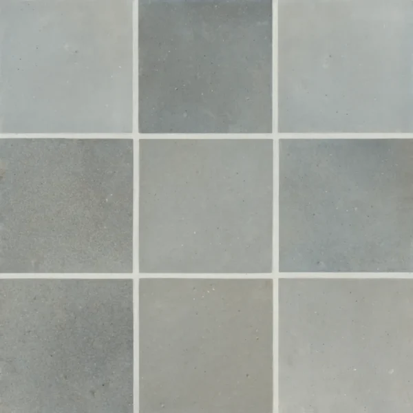Celine 4" x 4" Matte Porcelain Floor & Wall Tile in Blue