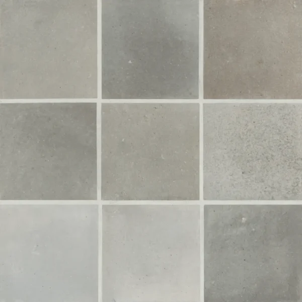 Celine 4" x 4" Matte Porcelain Floor & Wall Tile in Greige