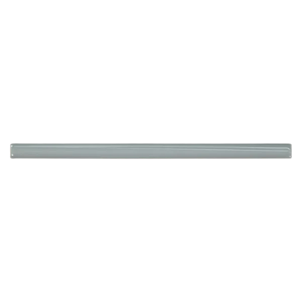 Marin 0.5" x 12" Jolly Miter Edge Ceramic Trim in Misty Blue