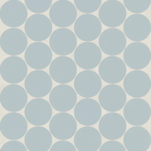 Marin 2" Penny Round Matte Porcelain Mosaic in Misty Blue