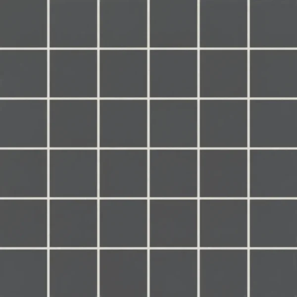 Marin 2" x 2" Square Matte Porcelain Mosaic in Black Sea