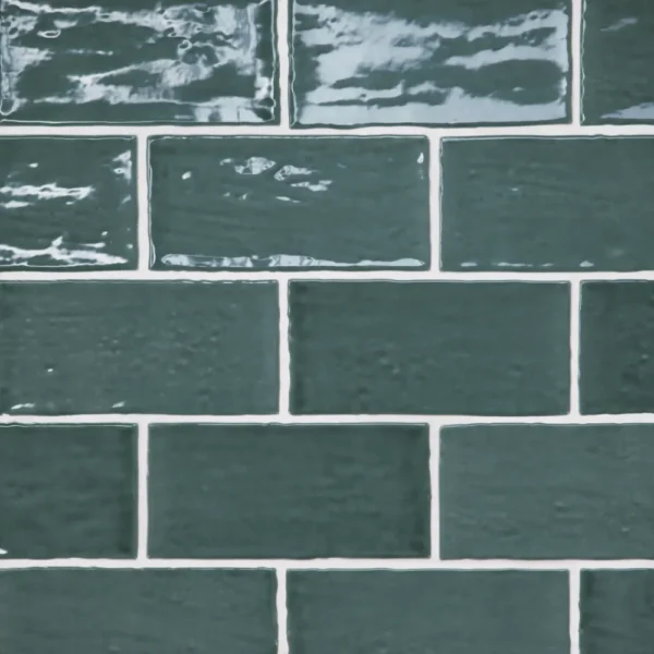 Marin 2.5" x 5" Ceramic Wall Tile in Ocean Teal