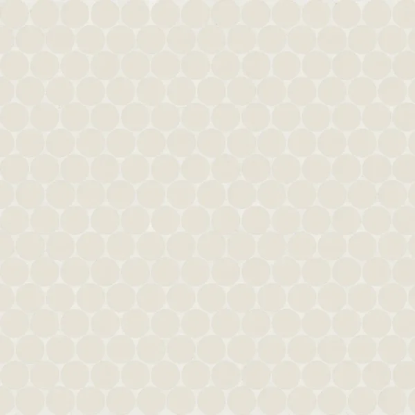 Marin 3/4" Penny Round Matte Porcelain Mosaic in Sand Dollar