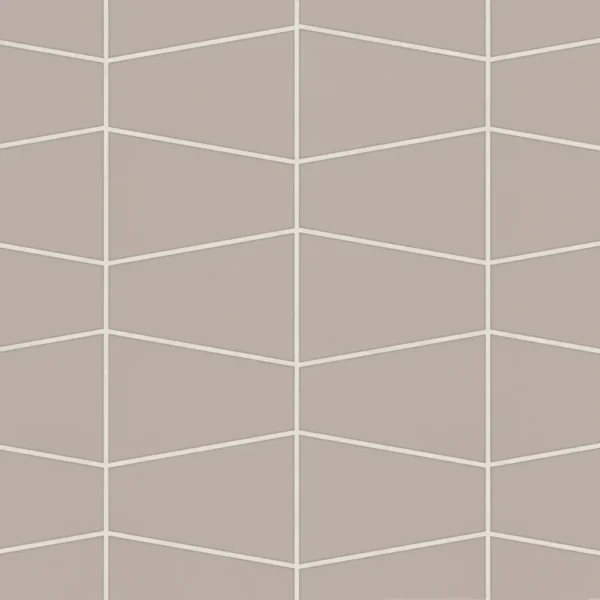 Marin Trapezoid Matte Porcelain Mosaic in Coastal Cliff
