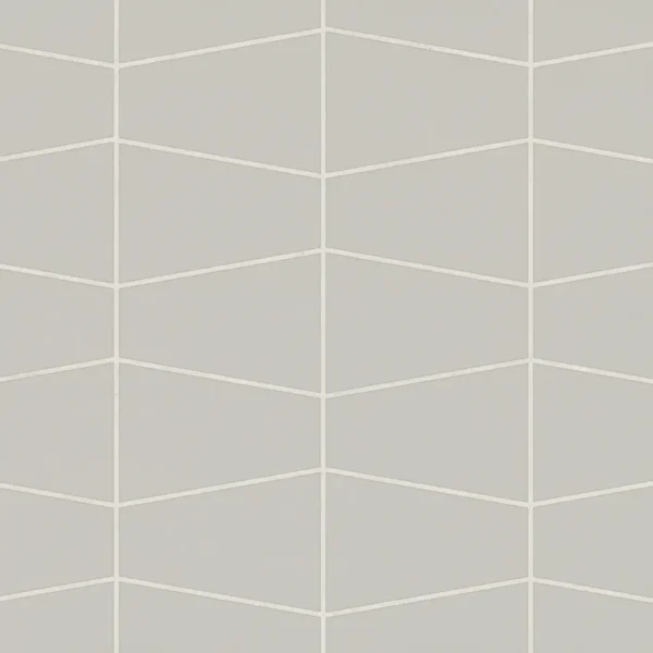 Marin Trapezoid Matte Porcelain Mosaic in Pebble Gray