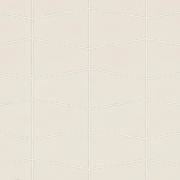 Marin Trapezoid Matte Porcelain Mosaic in Sand Dollar