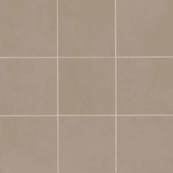 Sahara 4" x 4" Matte Porcelain Mosaic Tile in Taupe