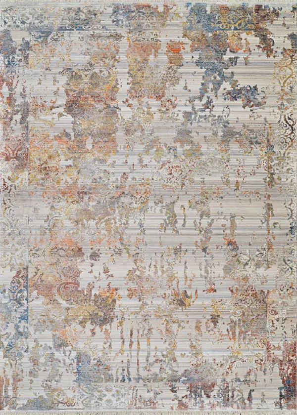 Halli Abstract Florals  Antique Lace-Multi