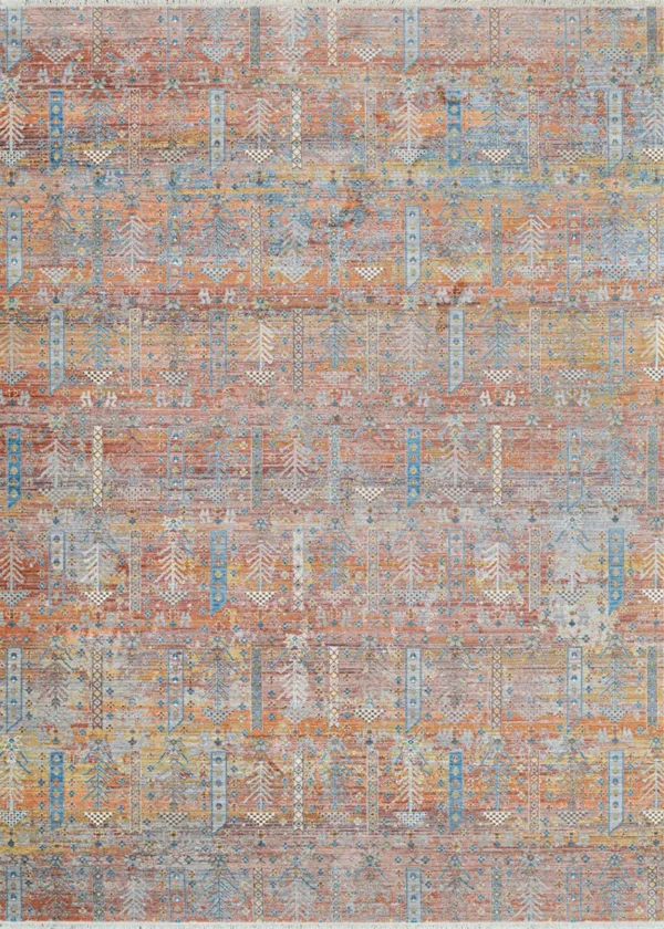 Halli Baktiari  Brick-Honey-Multi