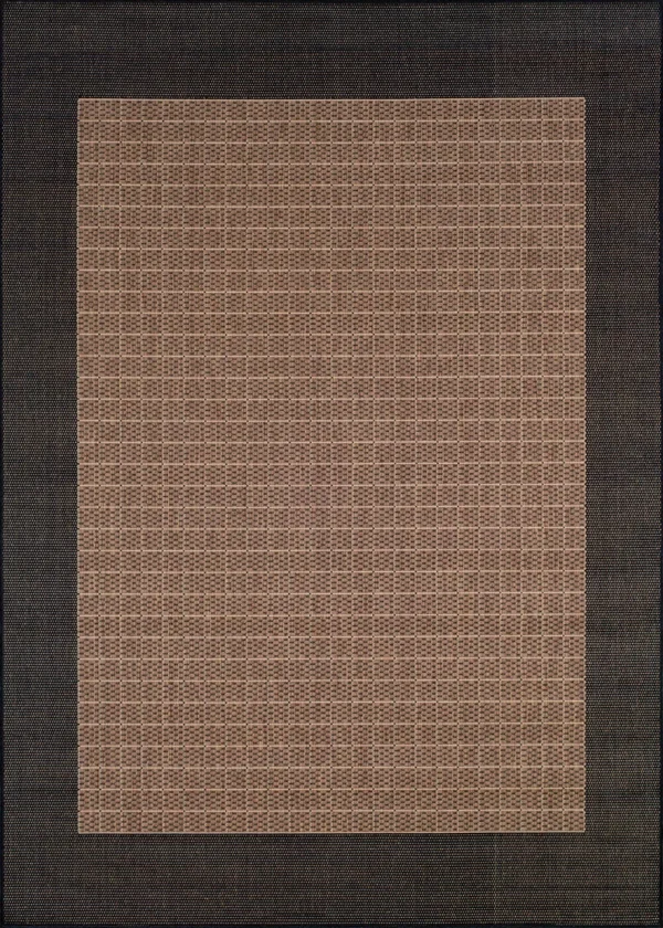 Recife Checkered Field  Cocoa-Black