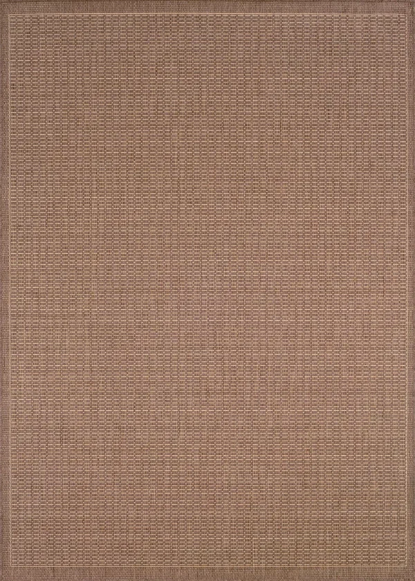 Recife Saddle Stitch  Cocoa-Natural