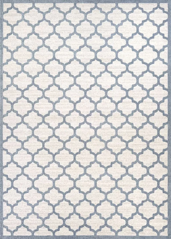 Marina Garden Gate  Oyster-Slate Blue