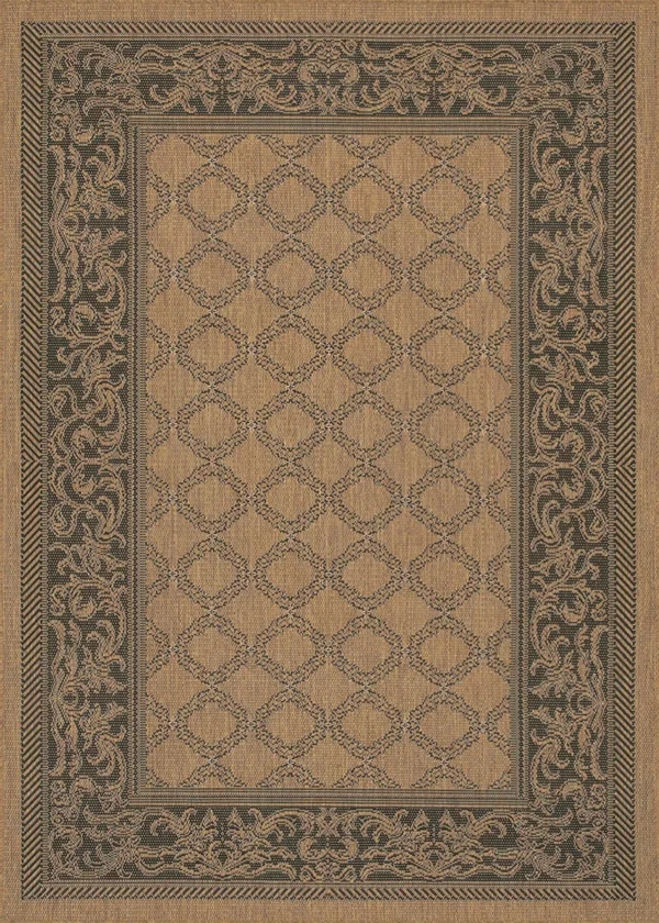 Recife Garden Lattice  Cocoa-Black