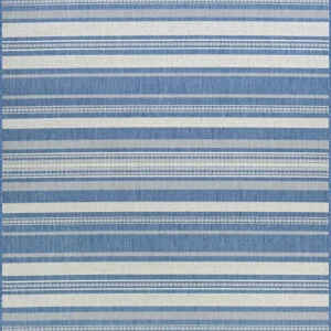 Recife Gazebo Stripe  Champagne-Blue