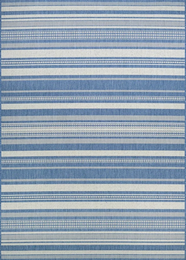 Recife Gazebo Stripe  Champagne-Blue