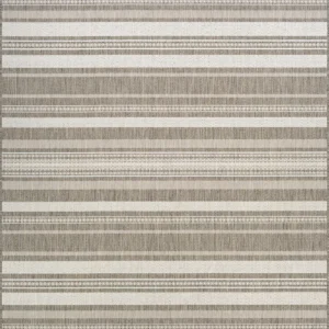 Recife Gazebo Stripe  Champagne-Taupe