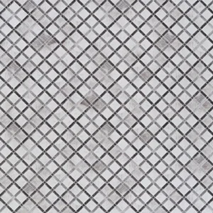 Prairie Retro Lattice  Grey-Ivory