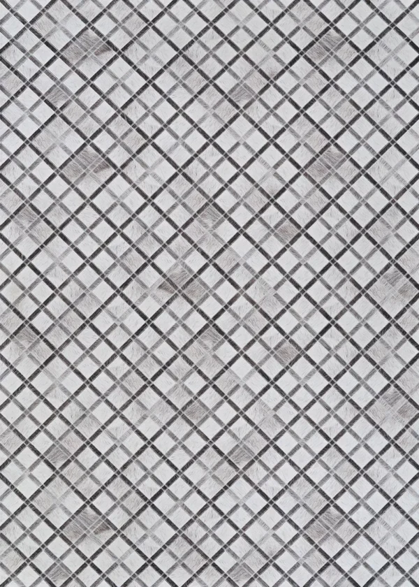 Prairie Retro Lattice  Grey-Ivory
