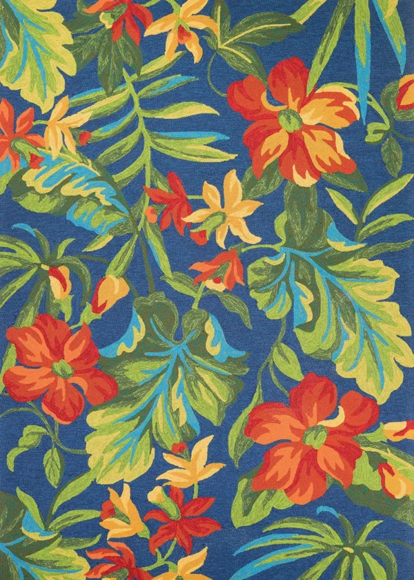 Covington Tropical Orchid  Azure-Forest Green-Red