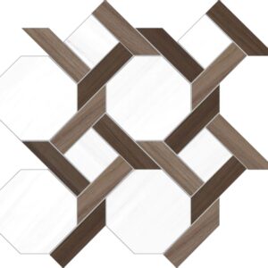 Dolomite Lattice T24 Mosaic Polished