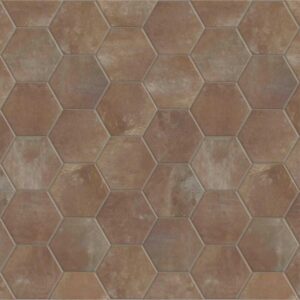 Mocha 6″ Hex Matte