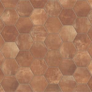 Terracotta 6″ Hex Matte