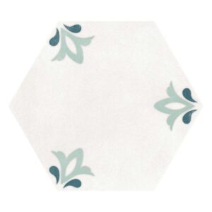 White Lily 8″ Hex Matte