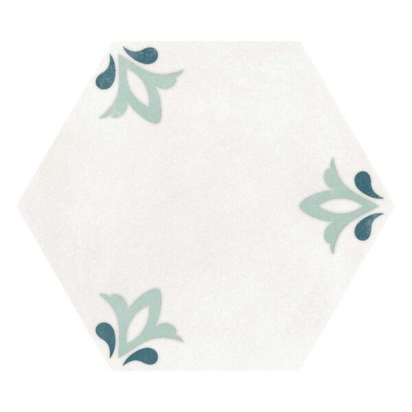 White Lily 8″ Hex Matte