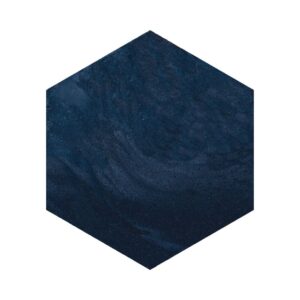 Blu 8″ Hexagon Matte