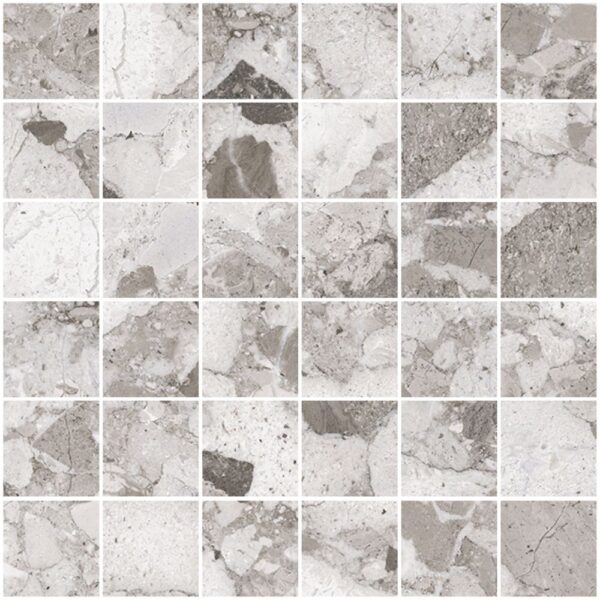 Grey 2X2 Mosaic Matte