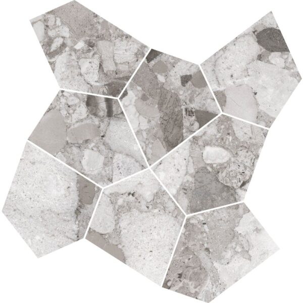 Grey Rock Mosaic Matte