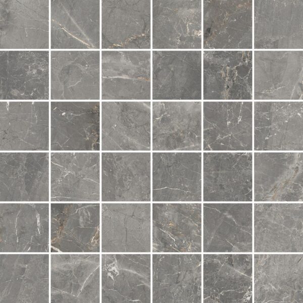 Silver 2X2 Mosaic Matte