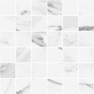 Statuario 2X2 Mosaic Matte