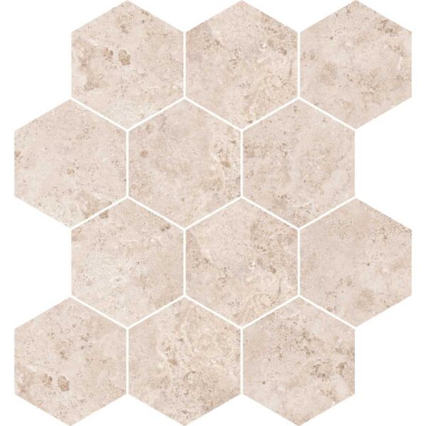 Tivoli Tufo Hexagon Mosaic Matte
