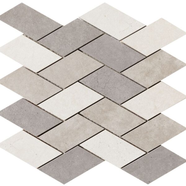 Tri-Color Herring Mosaic Matte