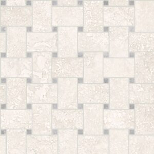 White Basketweave Polished
