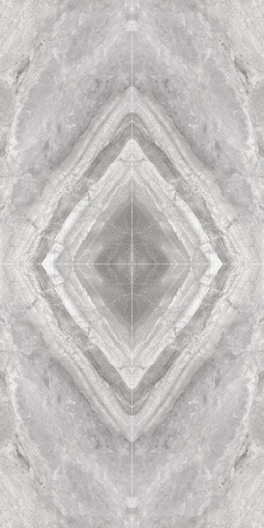 Supreme Silver Book Match Deco 48 x 96